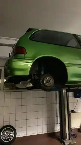 mecanica de coches clasicos elevador